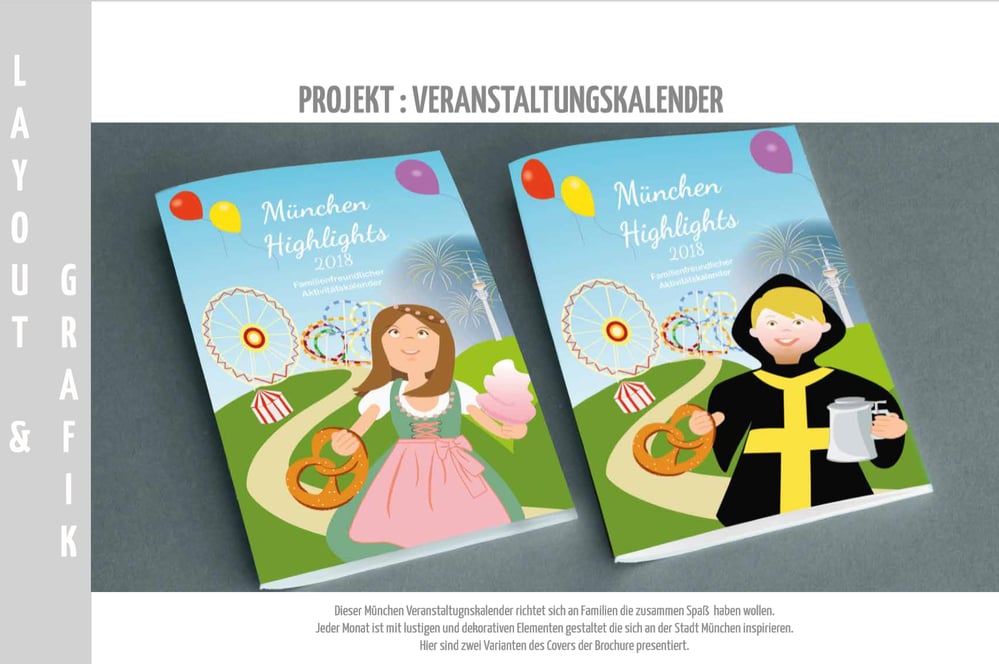 Brochure und Illlustrationen