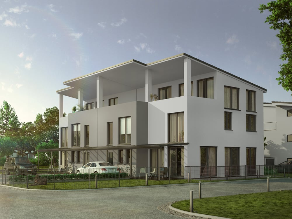 Doppelhaus 3D Visualisierung