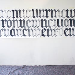 Merle-Michaelis Kalligrafie Kampfkunst Textura bigtotale