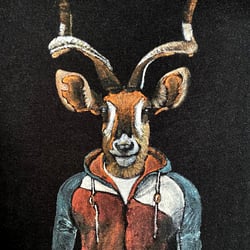 Antilope auf T-Shirt