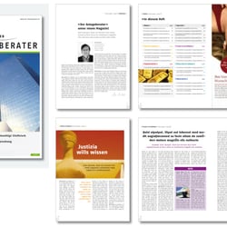 Entwicklung Rahmenlayout: Der Anlageberater