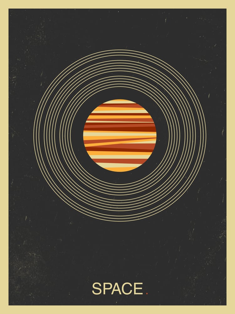 Space – Minimal Illustration