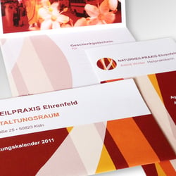 Folder, Veranstltungskalender, Karte | Naturheilpraxis Ehrenfeld