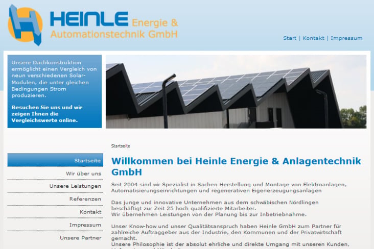 Kundenwebseite