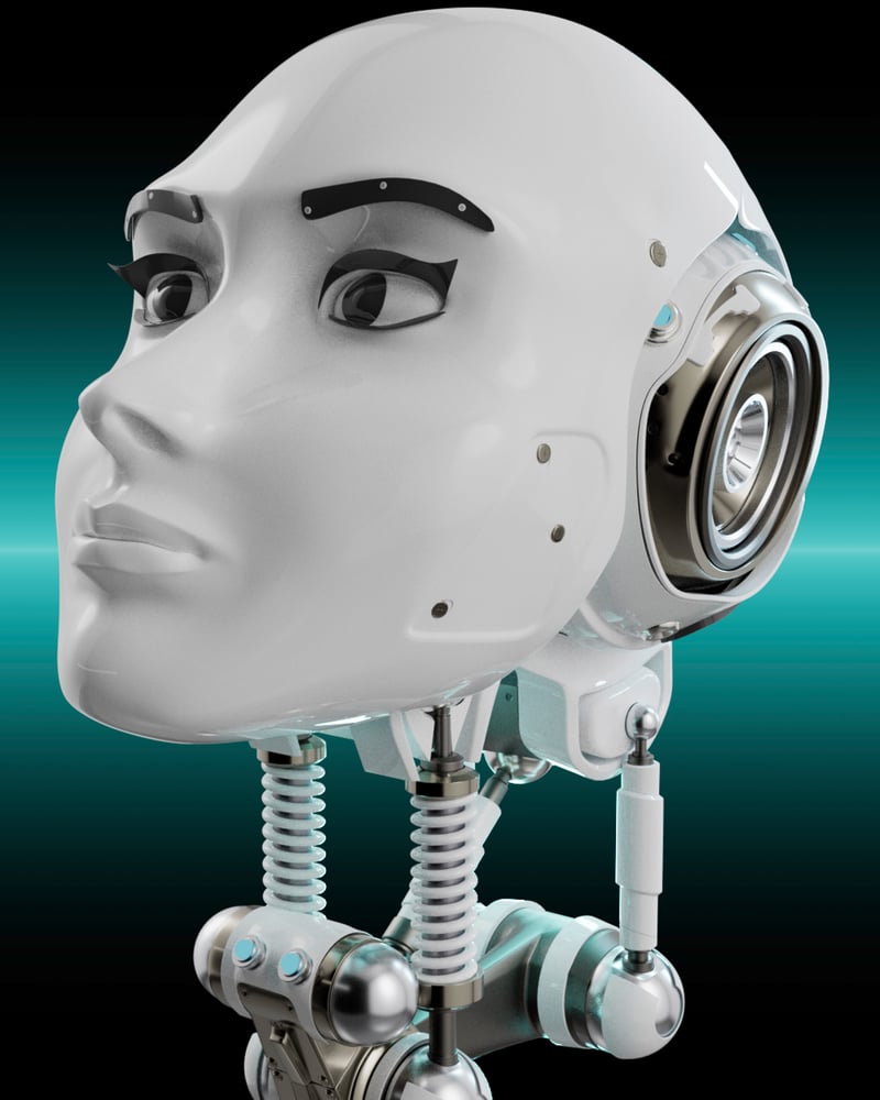 Robot Face modeling in Maya