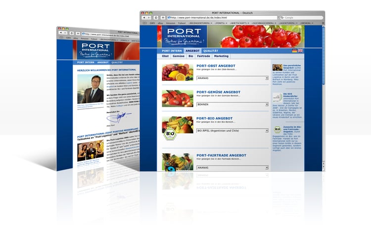 Port web