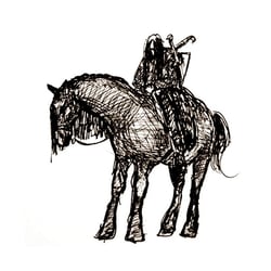 Düsterer Reiter, Skizze