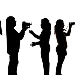 Fotografen Silhouette