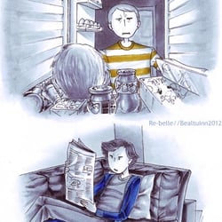 Illustration zur BBC-Serie „Sherlock“