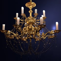 Barock Salon Asset: Kronleuchter