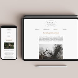 Webseite für eine Ferienwohnung – Villa Lenz