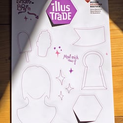 Stickerbogen zum selbst ausmalen