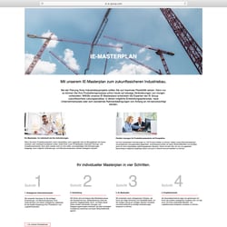 IE Group – Leistungen (Masterplan)