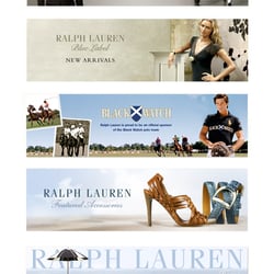 Ralph Lauren banners