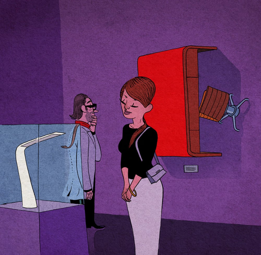 Titelseiten Illustration für das Magazin „Mensch und Büro“