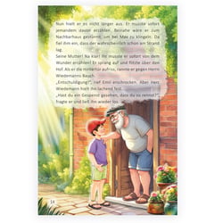 Kinderbuch-Illustration (ganzseitig A5 – texteinbindend) aus „Emil und der kleine Augenblick“