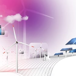 „Energiewelt im Wandel“ Detail / Illustrationen f. AMPRION