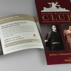 Corporate Design Entwicklung After Business Club Schloss Heidelberg