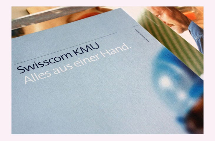 Swisscom // KMU Broschüren
