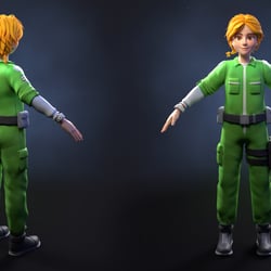 Stella in Trainingskleidung