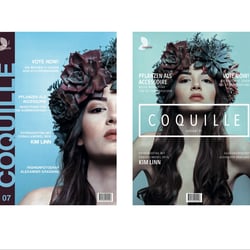 Coquille – das Magazin I Coverdesign