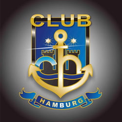 Logoentwurf Wappenform für einen Nachtclub in Hamburg