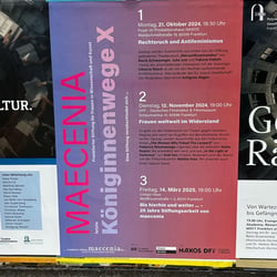 Königinnenwege X, Stiftung Maecenia