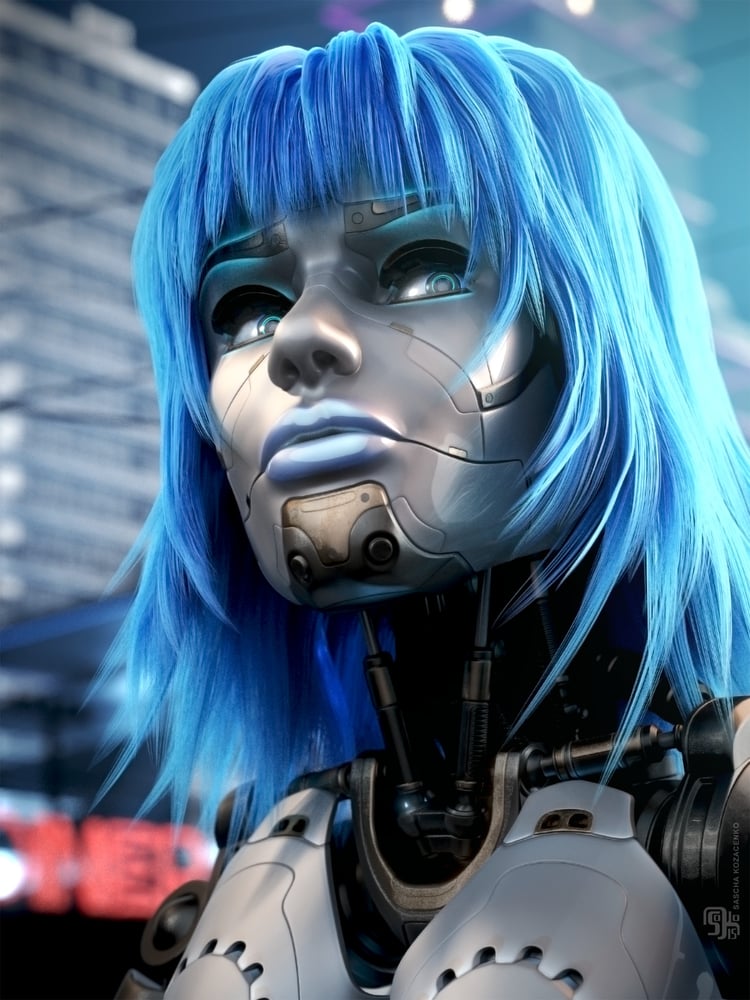 Robot Girl Artwork