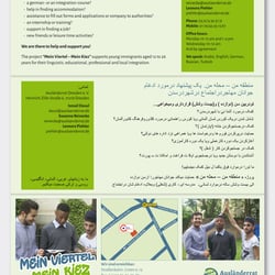 Flyer für Jugendprojekt