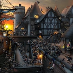 Piraten-Wimmelbild