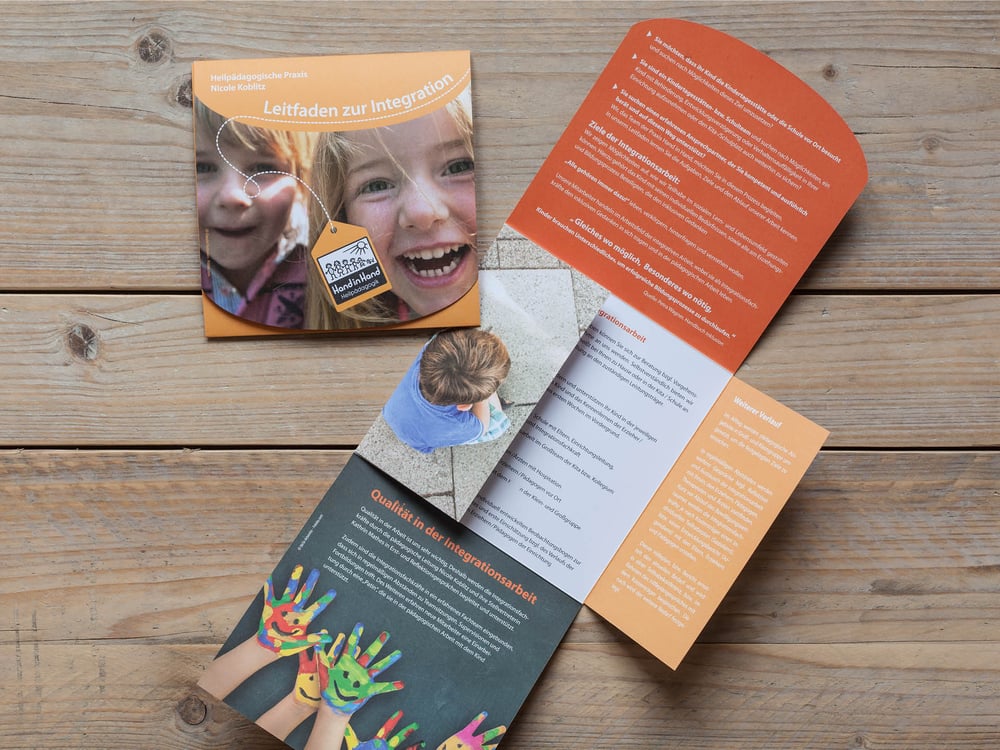 Gestaltung eines 8seitigen Flyers