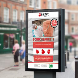 Plakat / Anzeigenreihe Birtat 2018