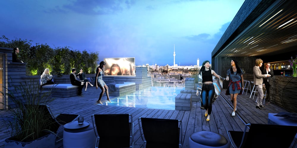 Dachterrasse – Quaters Berlin