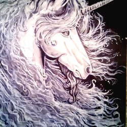 Einhorn (Acrylmalerei)