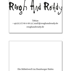 Logo und Visitenkarte für eine Möbelwerkstatt