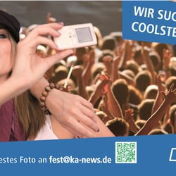 Bauzaun-Banner für Das Fest Karlsruhe