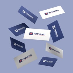 Prevamo Logo Visitenkarten Mockup | Kundenprojekt
