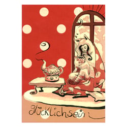 Postkartenmotiv „Glücklichsein“