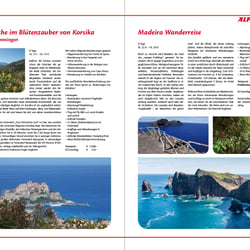 Jahreskatalog für ein Reisebüro
