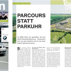 Automobiles Kundenmagazin, Titel und Innendoppelseite