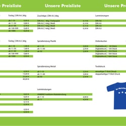 Copyshop Pforzheim Preisliste – Falzflyer – Seite 2