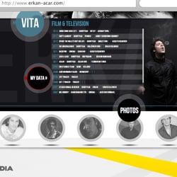 Webdesign Schauspielerwebseite