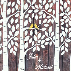 Gästebuch –  Holz Design, Wedding tree, Hochzeitsgeschenk