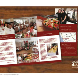 6-seitiger Flyer für ein Restaurant