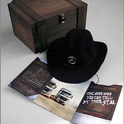 „The Good Ones“ –  Markenfolder, Mailing, Agentur: BBDO Stuttgart Kunde: Mercedes Benz Trucks
