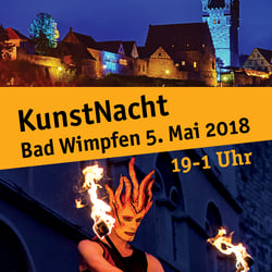 KunstNacht Bad Wimpfen (2018): Plakat