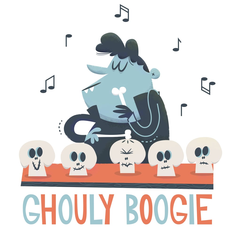 Vampire Halloween Jazz Poster