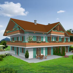 Architekturvisualisierung Landhaus
