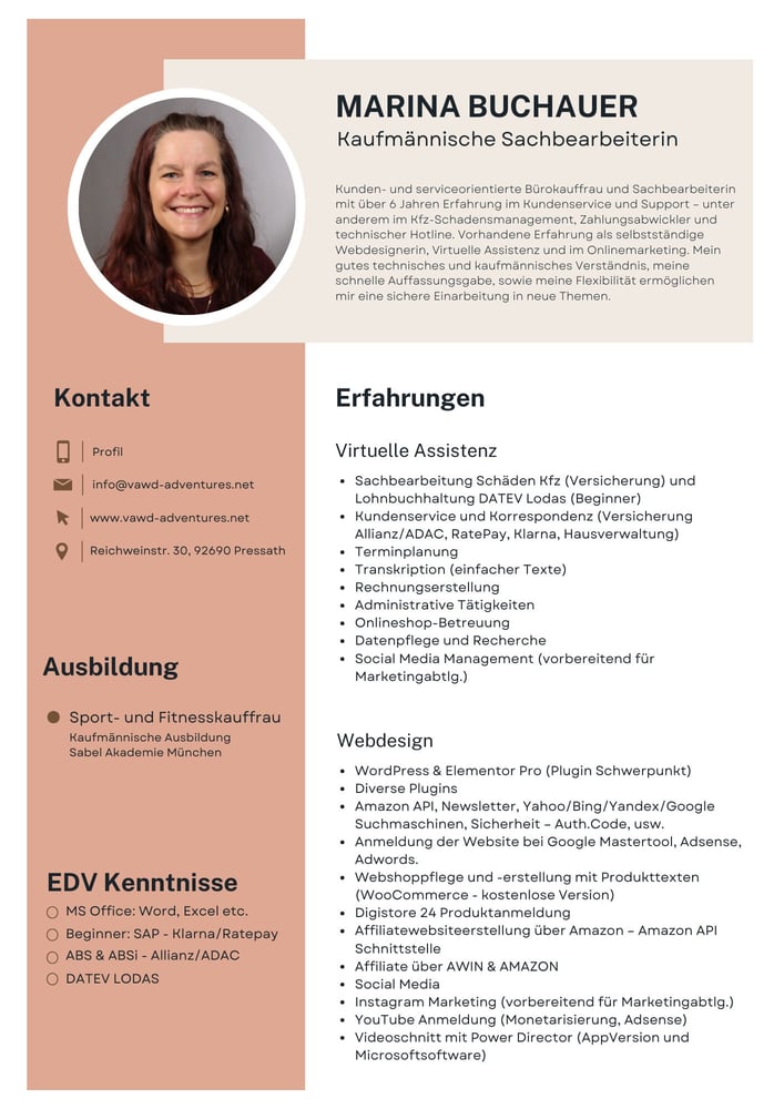 Portfolio VA&Webdesign
