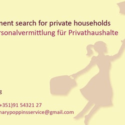 Mary Poppins Bussinescard back